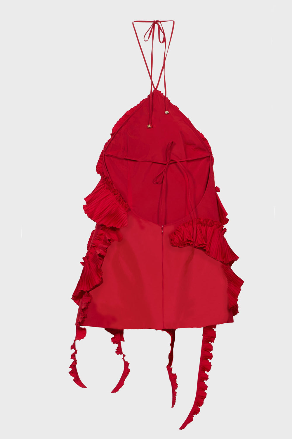 Abito in taffeta con rose 3D RF6046 T8864X0824 Blumarine