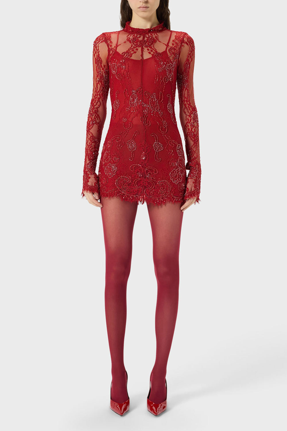 mini abito in pizzo RF6062 J1616X0824 Blumarine