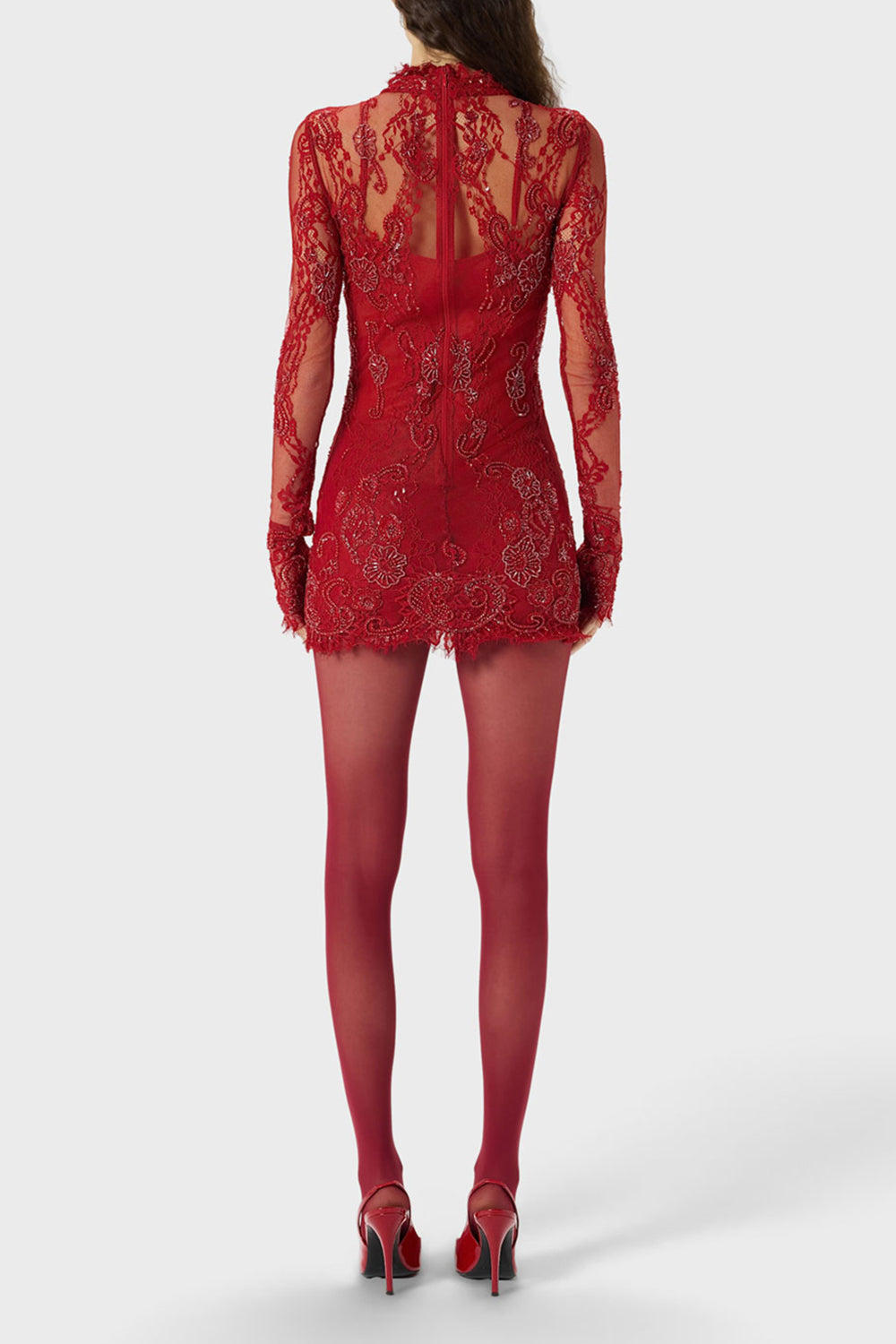 mini abito in pizzo RF6062 J1616X0824 Blumarine