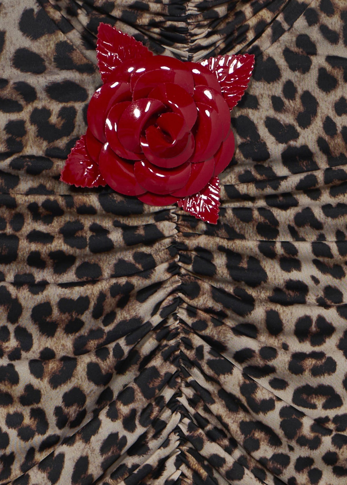 mini abito leopardato RF6077 J1619L9655 Blumarine
