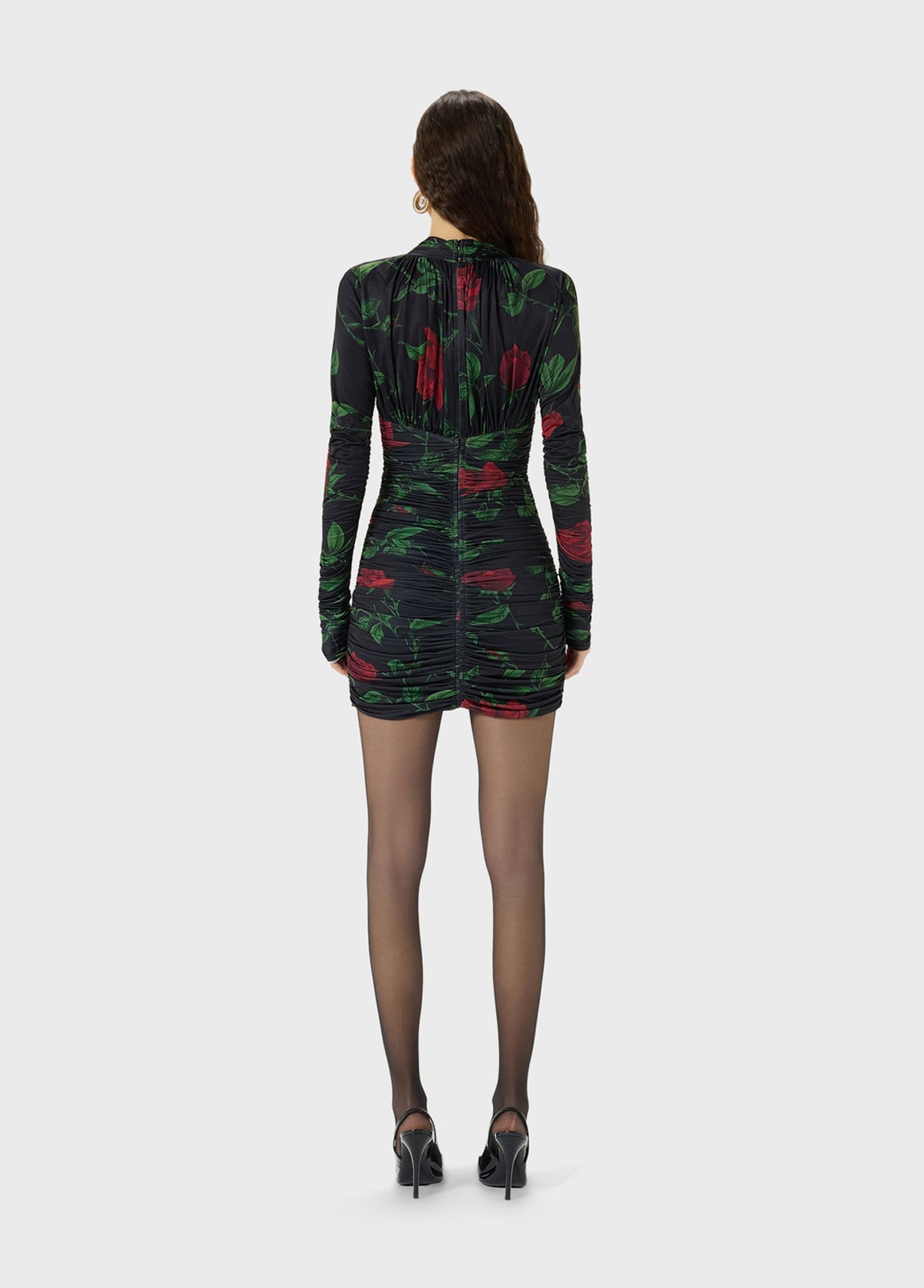 mini abito stampa floreale RF6242 J1620L9637 Blumarine
