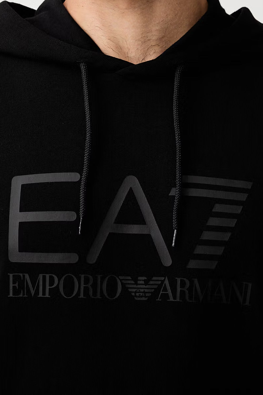 felpa con cappuccio e logo EA7 7M001413 AF22266MC005 EA7 Emporio Armani