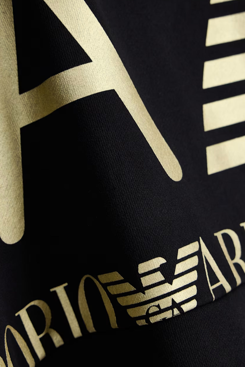Felpa Logo Series in cotone con cappuccio e maxi logo 7M002202 AF27189MC004 EA7 Emporio Armani