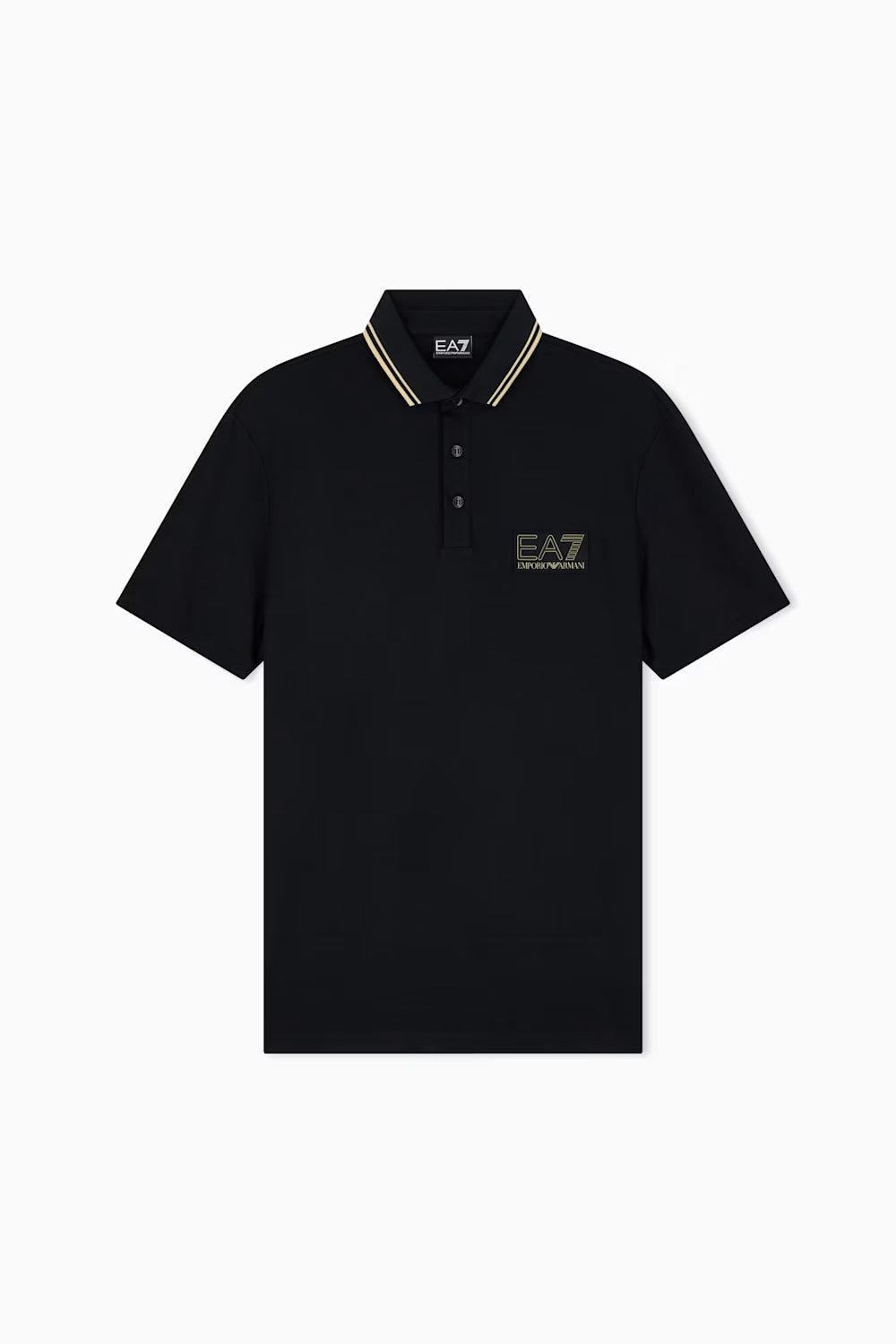 Polo Premium Label vestibilità regular in jersey di viscosa 7M002241 AF13739UC001 EA7 Emporio Armani