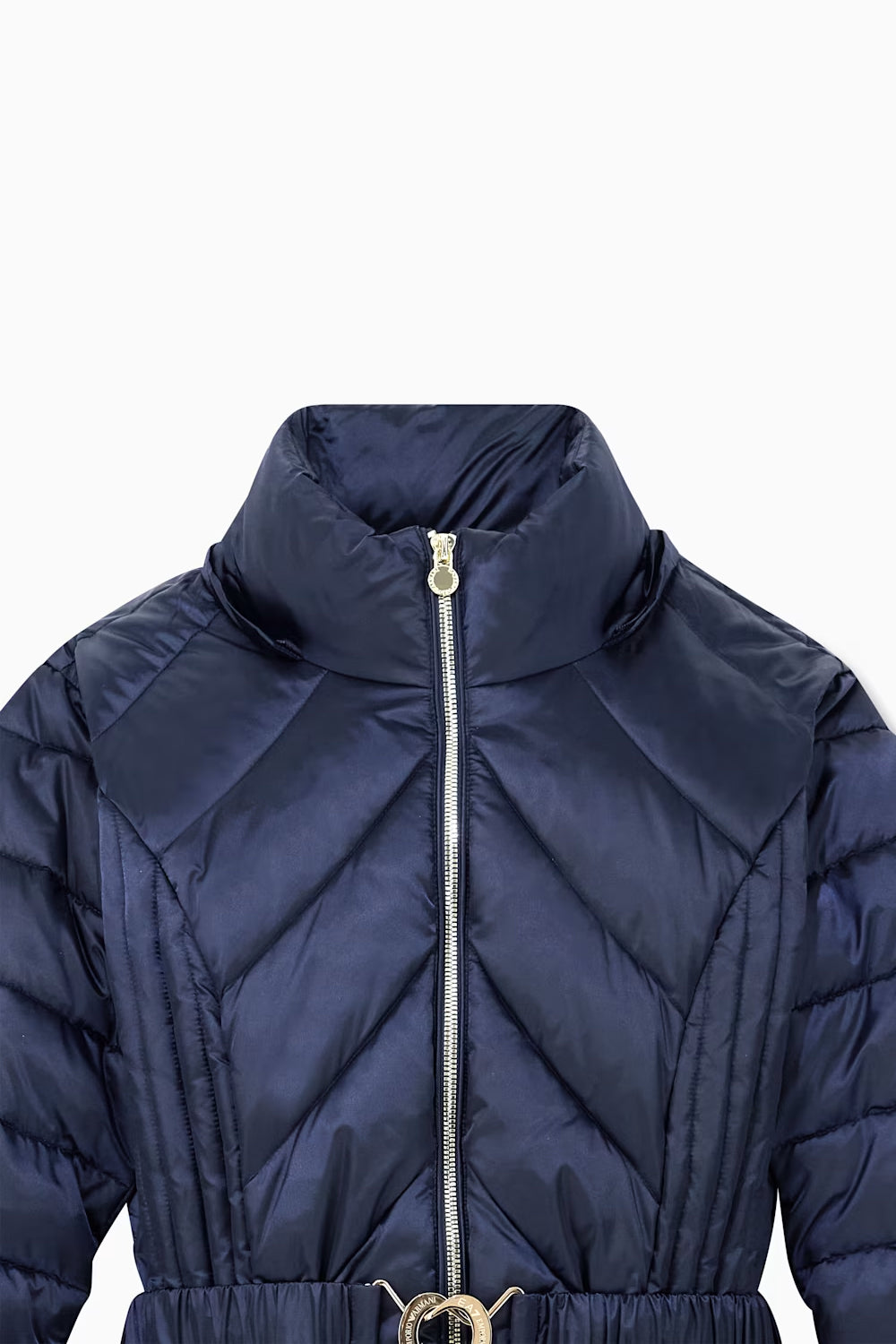Caban trapuntato con cappuccio e pelliccia sintetica 7W001500 AF25639UB102 EA7 Emporio Armani