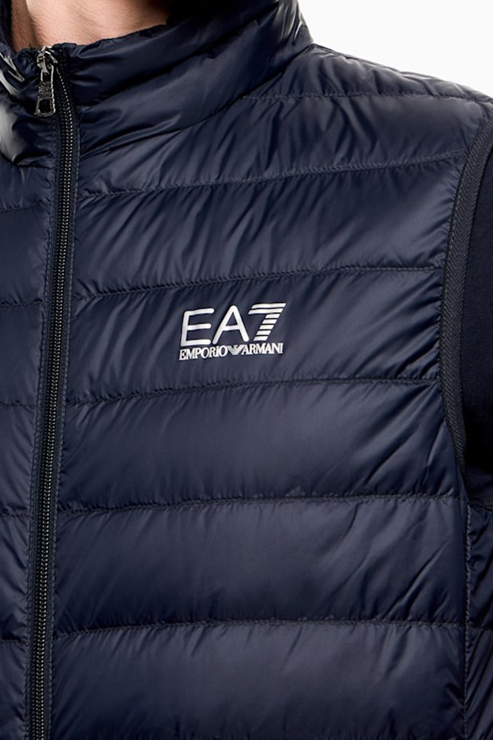 Gilet packable imbottito in piuma con zip Core Identity 8NPQ06 PNGPZ1562 EA7 Emporio Armani