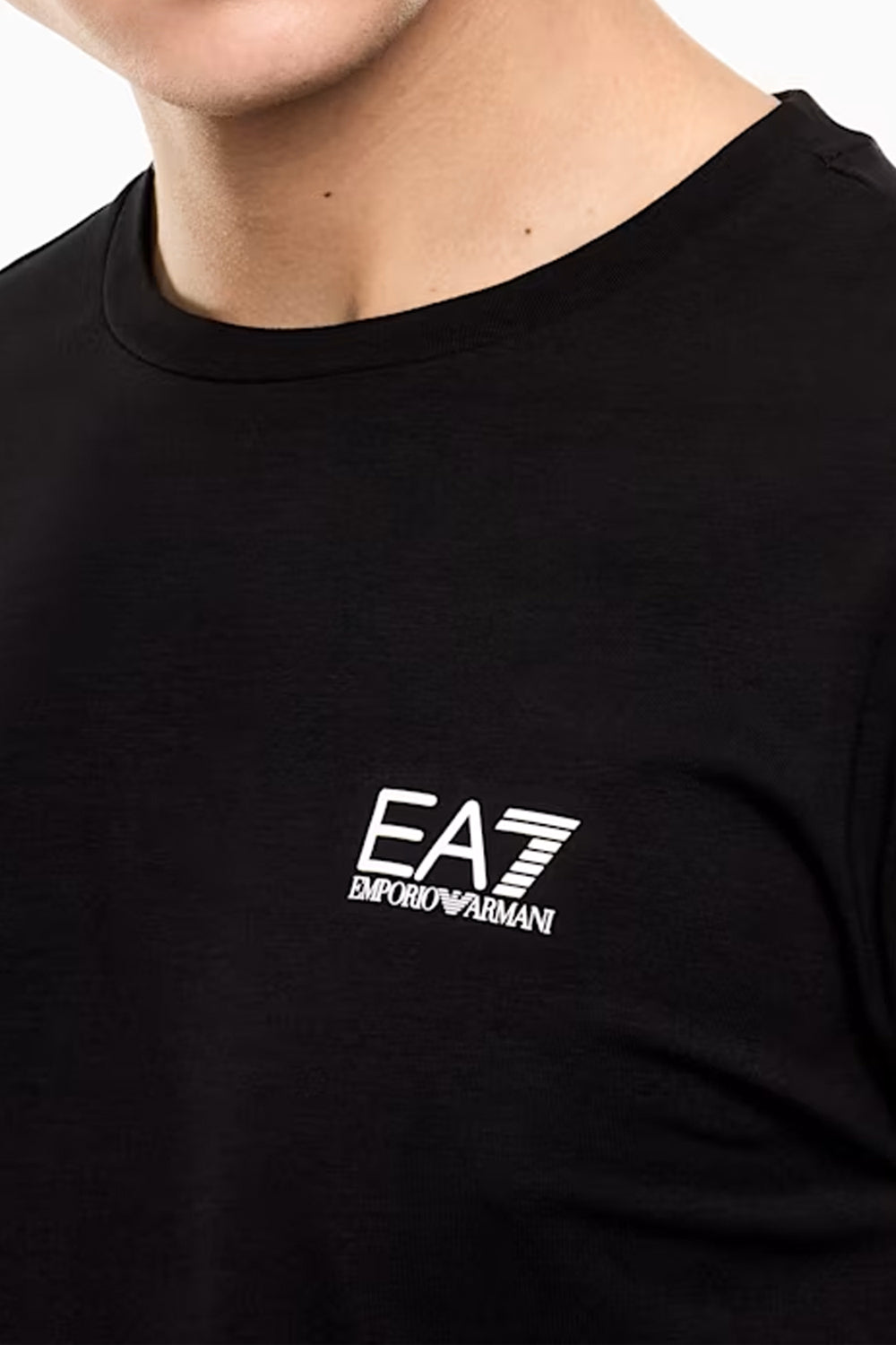 T-shirt Core Identity girocollo a maniche lunghe in cotone 8NPT28 PJVQZ1200 EA7 Emporio Armani