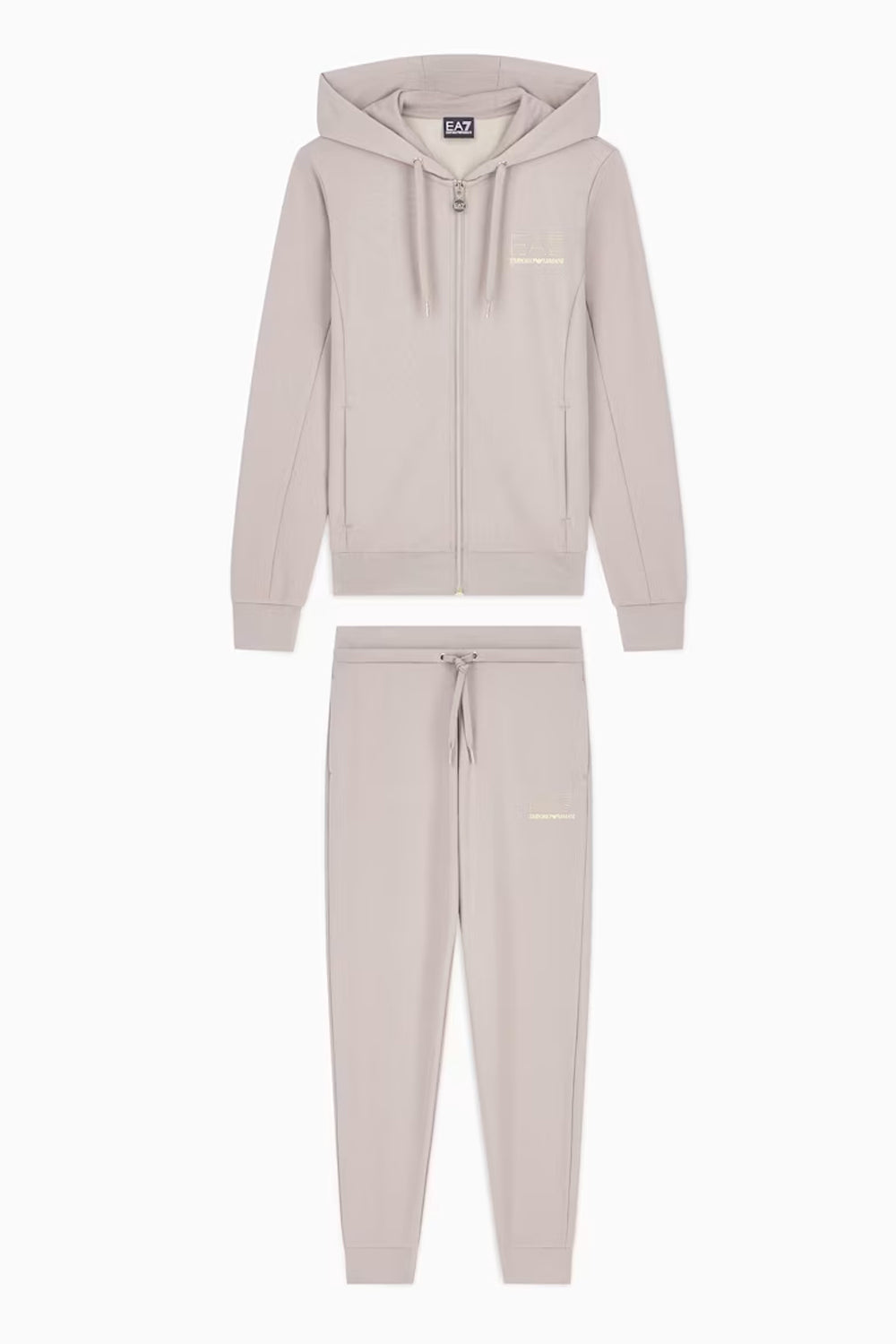Tuta elasticizzata con cappuccio e zip Tracksuit 8NTV51 TJ9RZU6100 EA7 Emporio Armani