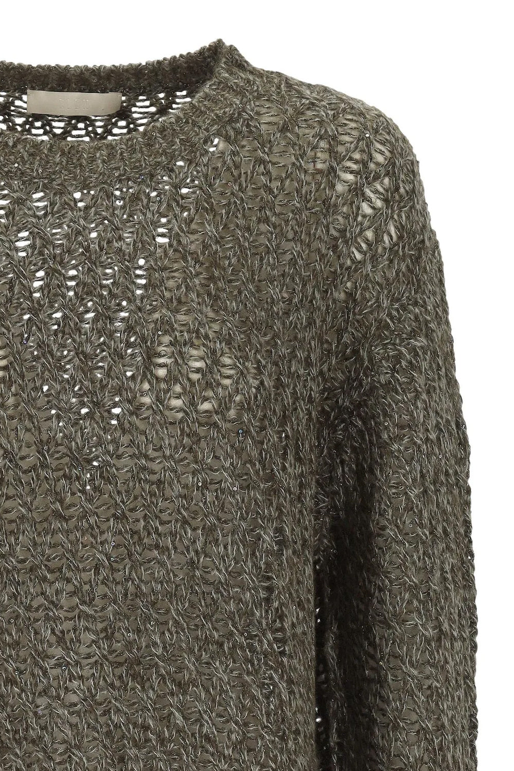 Maglione girocollo a maglia aperta EFWM260004 /089 Eleh