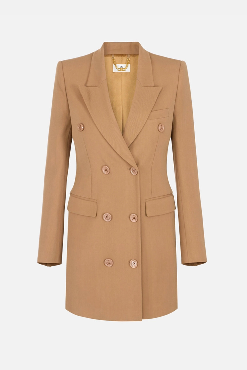 Abito in gabardina fluida AB981 67E2AI6 Elisabetta Franchi