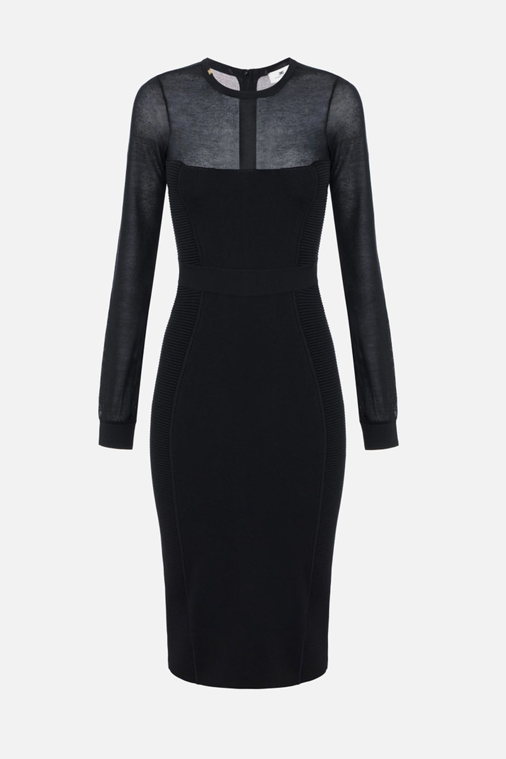 Abito in maglia con effetti 3D AM53B 67E2110 Elisabetta Franchi