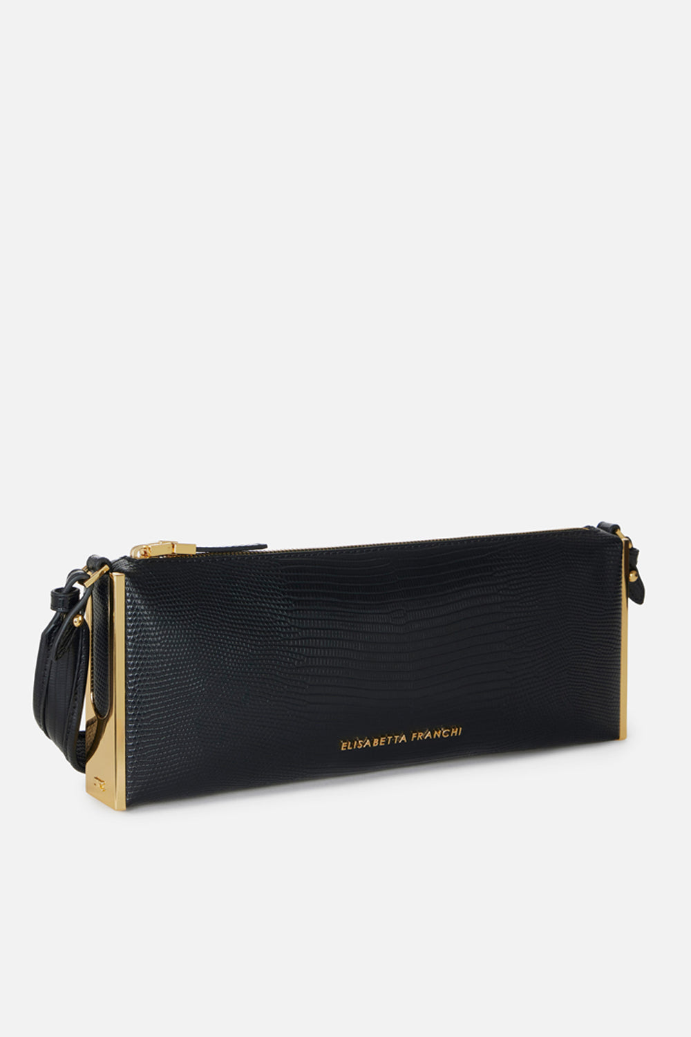 Borsa a spalla con stampa lucertola BS15A 66E2110 Elisabetta Franchi