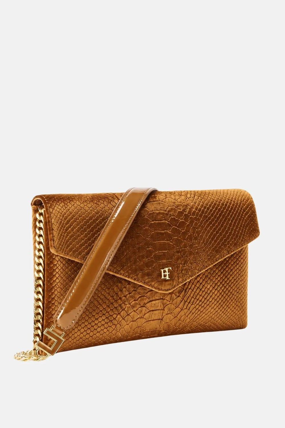 Tracolla in velluto con stampa cocco BS27A 67E2940 Elisabetta Franchi