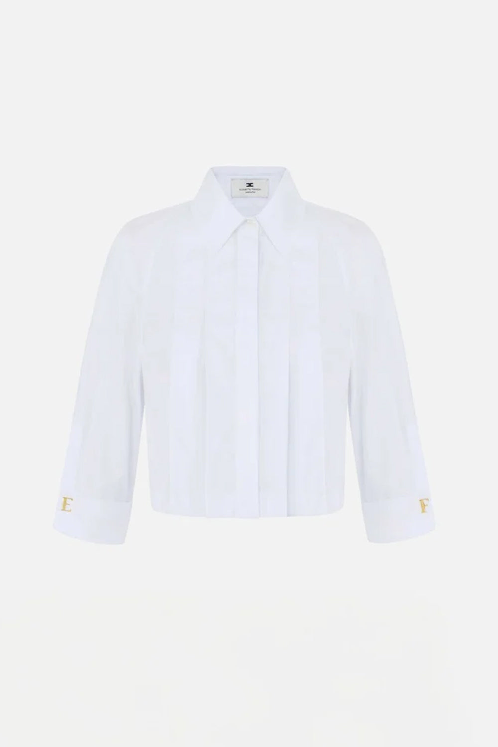 Camicia In Cotone con Plastron e Gemelli CA177 66E2100 Elisabetta Franchi