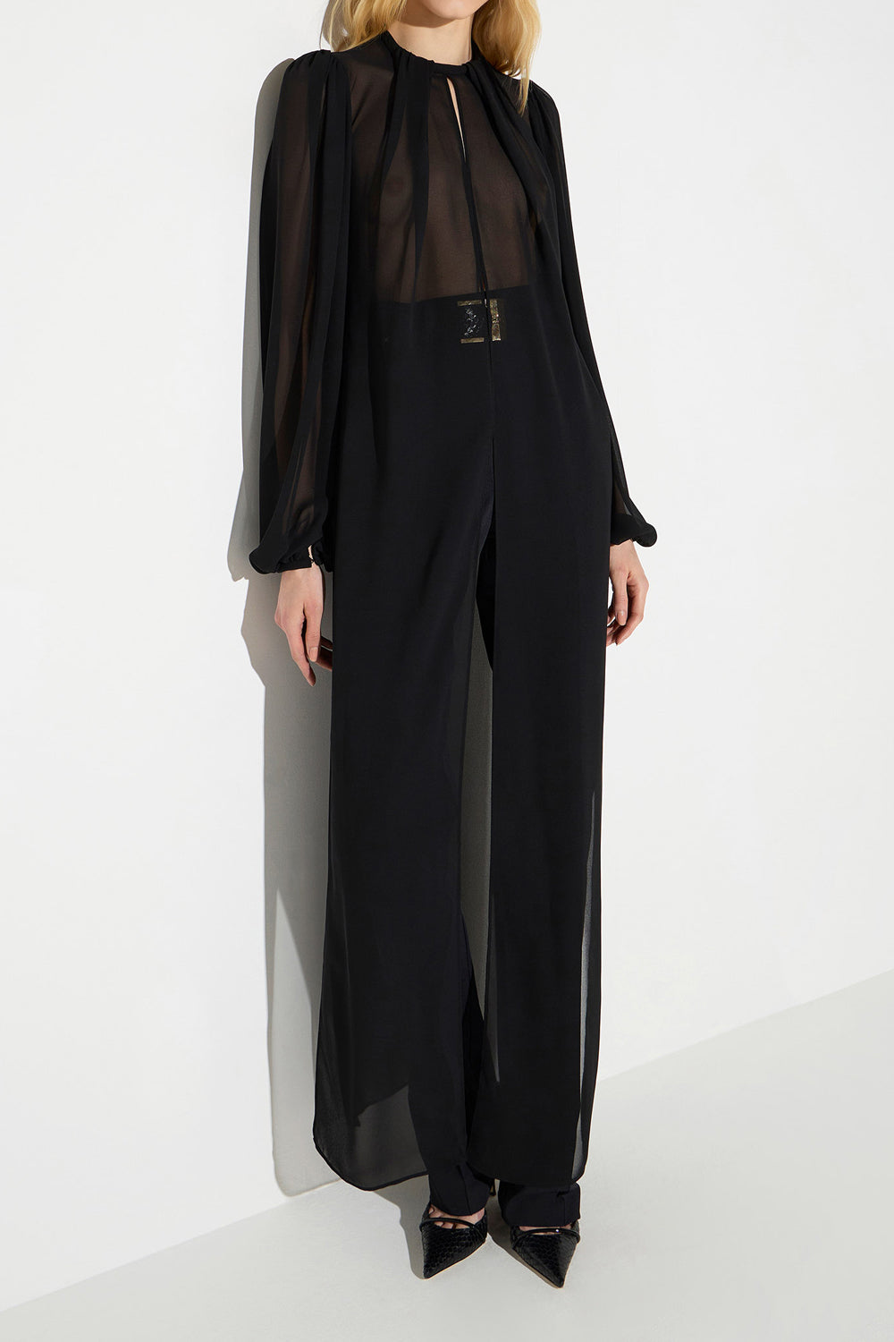 Camicetta in tessuto georgette CA208 67E2110 Elisabetta Franchi
