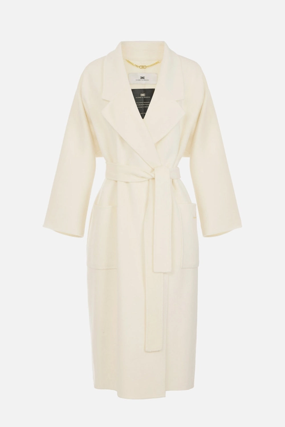Cappotto in panno double di lana CP01D 66E2193 Elisabetta Franchi