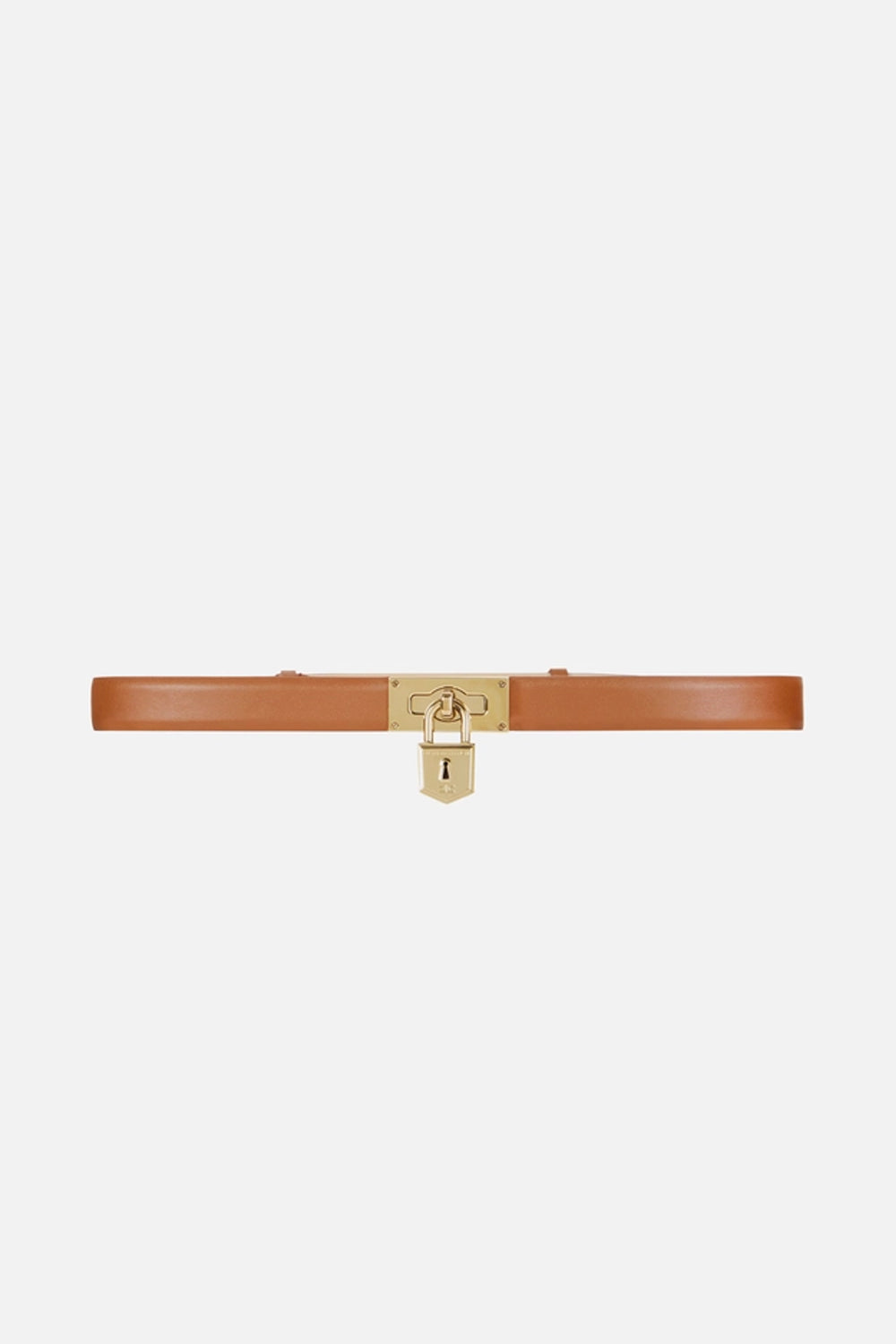 Cintura in pelle con lucchetto gioiello CT37S 67E2FK3 Elisabetta Franchi