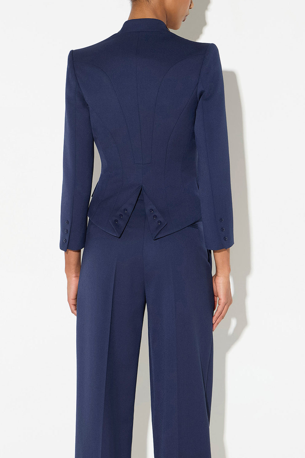 Giacca in gabardina con collo gioiello GI249 66E2B75 Elisabetta Franchi