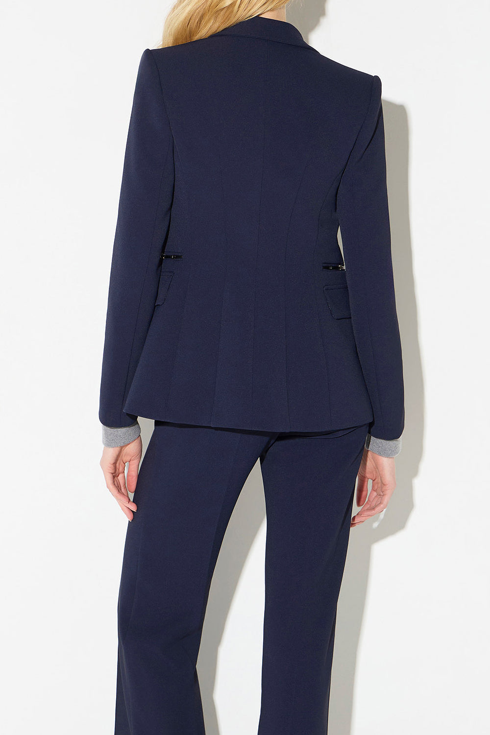 Giacca in doppio crêpe stretch GI274 66E2H88 Elisabetta Franchi