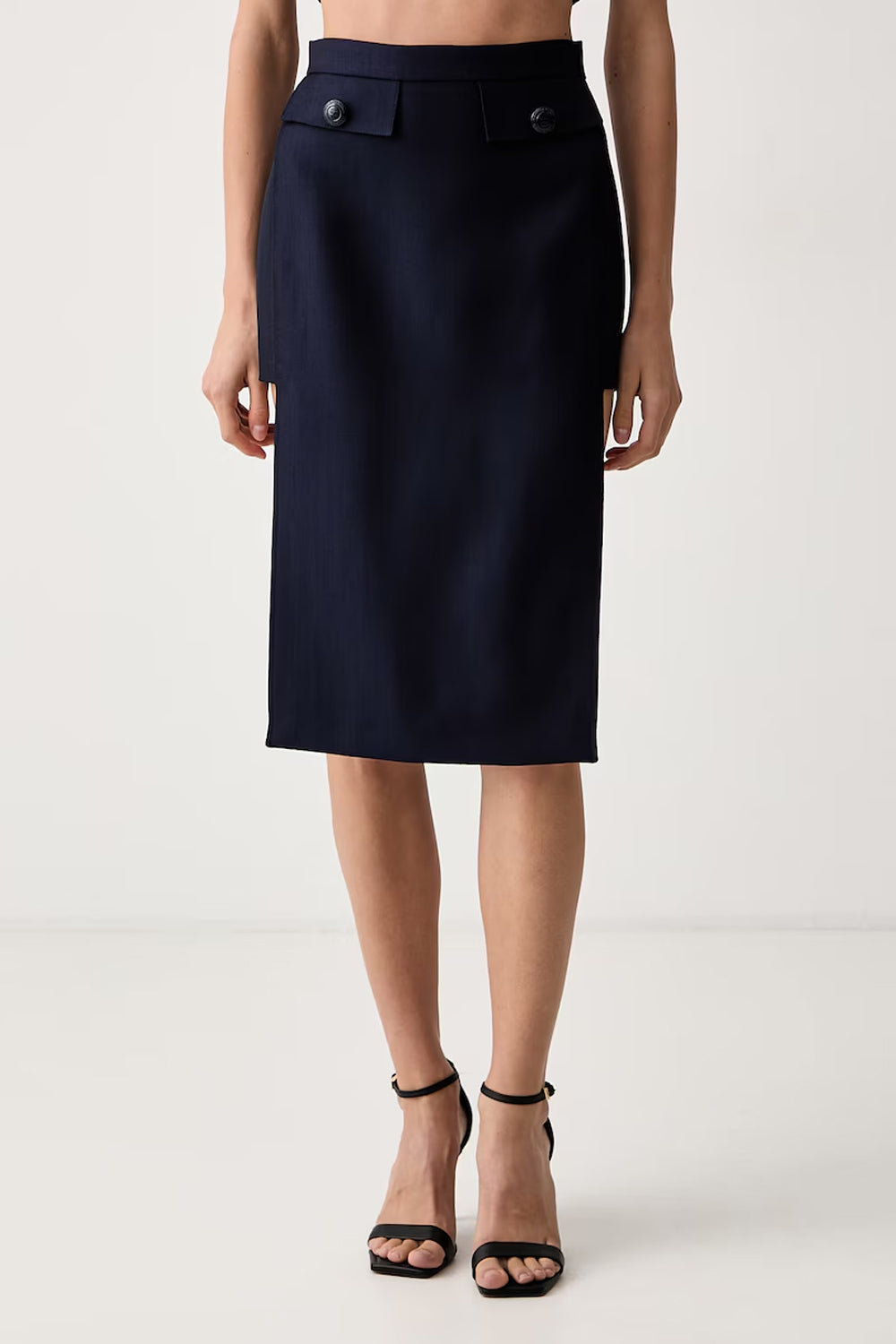 Gonna con lana GO210 66E2H88 Elisabetta Franchi