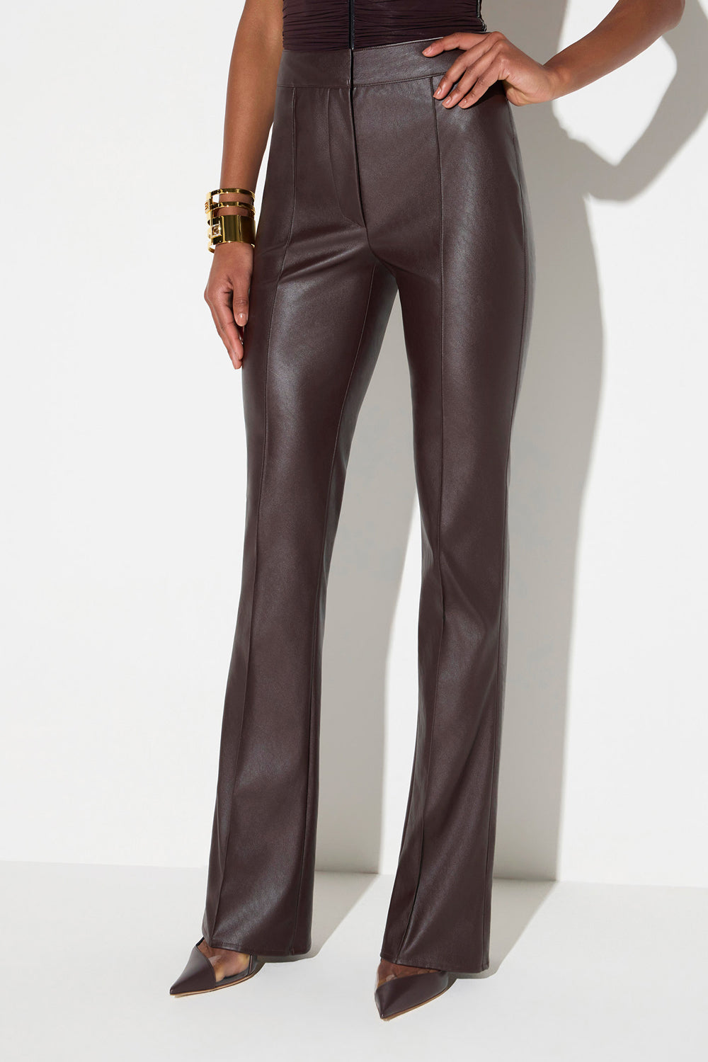 Pantaloni con nervature PA188 66E2EV9 Elisabetta Franchi