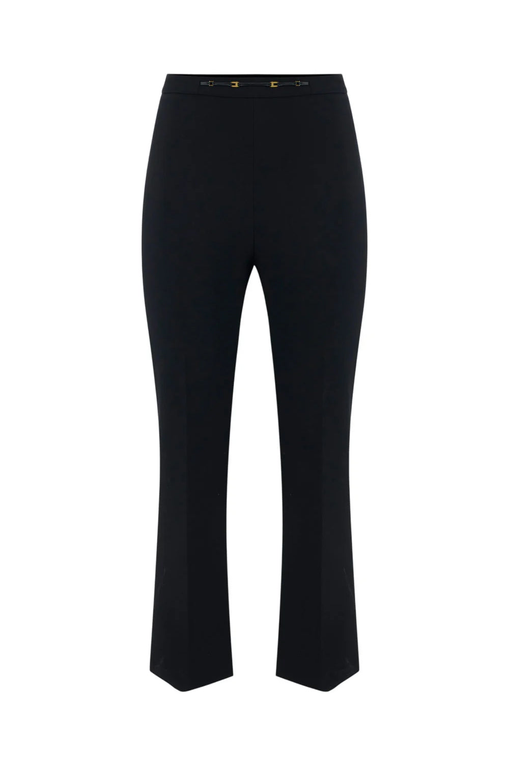 pantaloni trumpet in doppio crêpe PA198 66E2110 Elisabetta Franchi