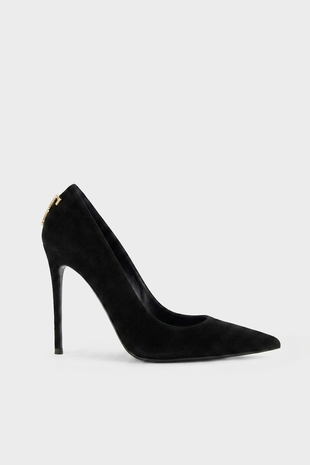 Décolleté in suede con dettaglio logo SA88L 66E2110 Elisabetta Franchi
