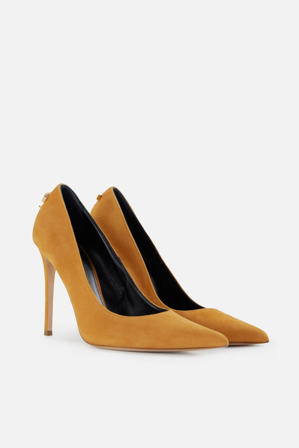 Décolleté in suede con dettaglio logo SA88L 66E2940 Elisabetta Franchi