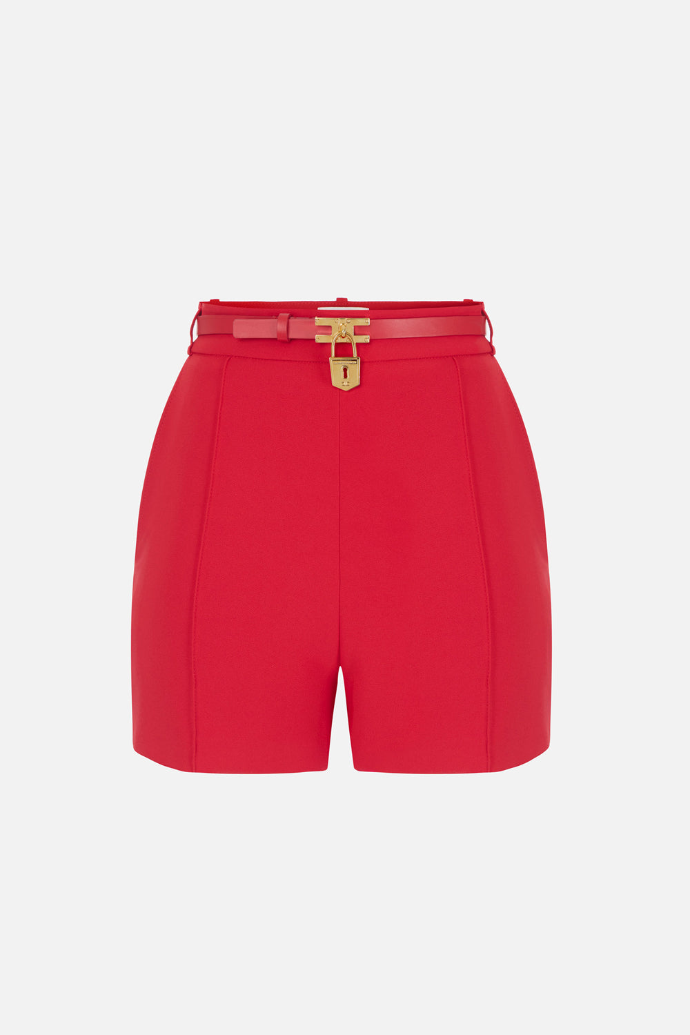 Shorts in crêpe leggero con cintura SH006 66E2CG5 Elisabetta Franchi