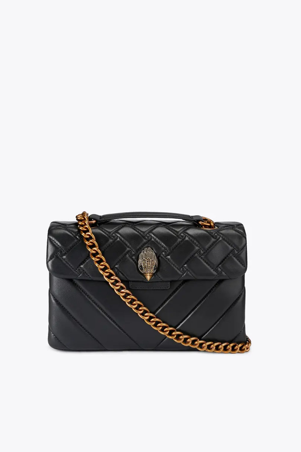 leather kensington bag 1470400109 /BLACK Kurt Geiger London