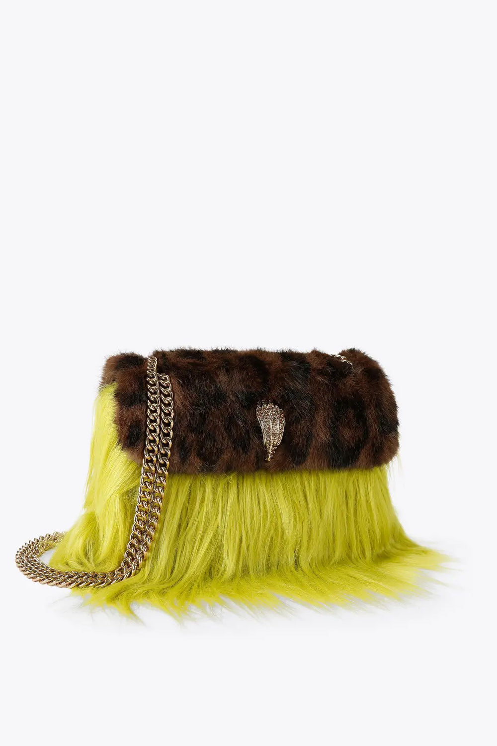 mini kensington faux fur bag 5019679999 /GREEN OTH Kurt Geiger London