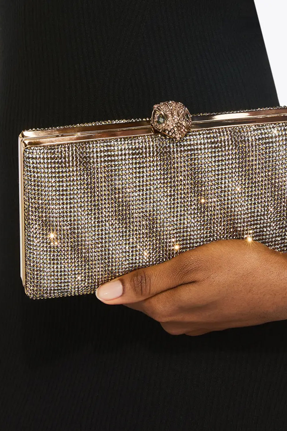 fabric kensington clutch bag 9102940609 /BEIGE Kurt Geiger London