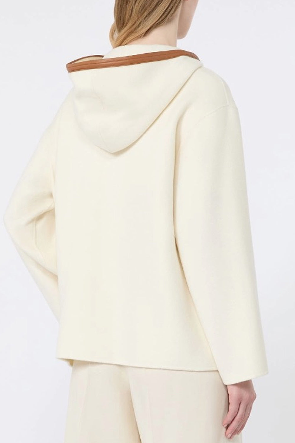 Giaccone in lana, cashmere e seta MSTCOMICA 003BIANCO Max Mara Studio