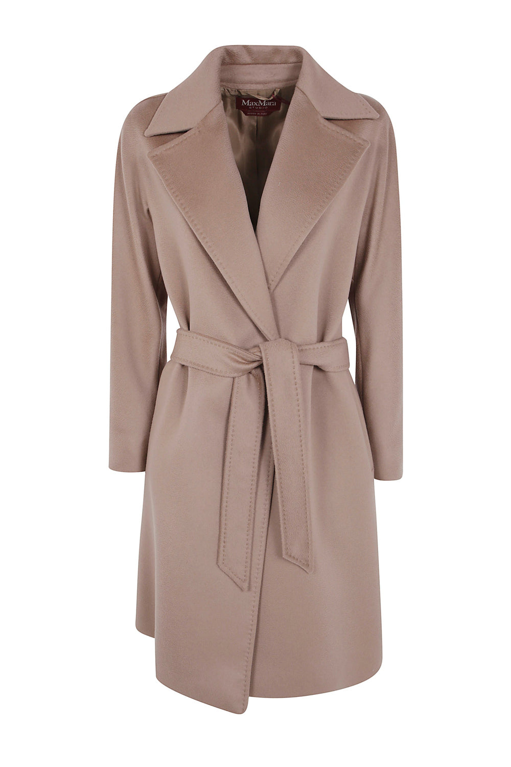Cappotto Classico In Lana MSTDRAVENNA 006CAMMELLO Max Mara Studio