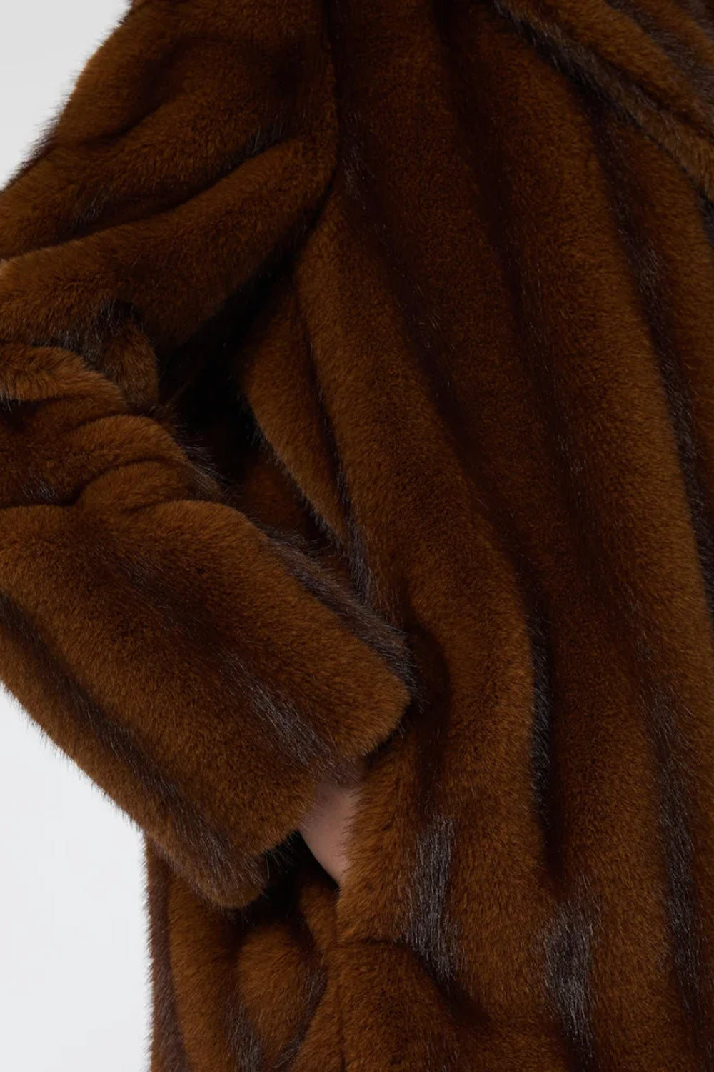 Cappotto dalla texture soffice - Visone MSTNEO 001NOCCIOLA Max Mara Studio