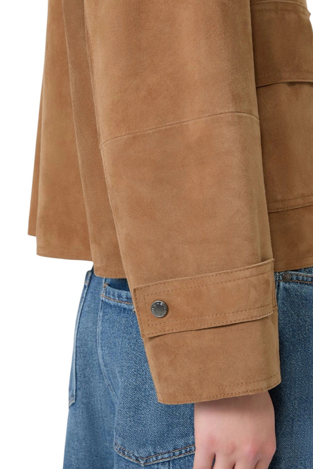 Giacca in morbido suede WKDABITO 001NOCCIOLA Max Mara Weekend