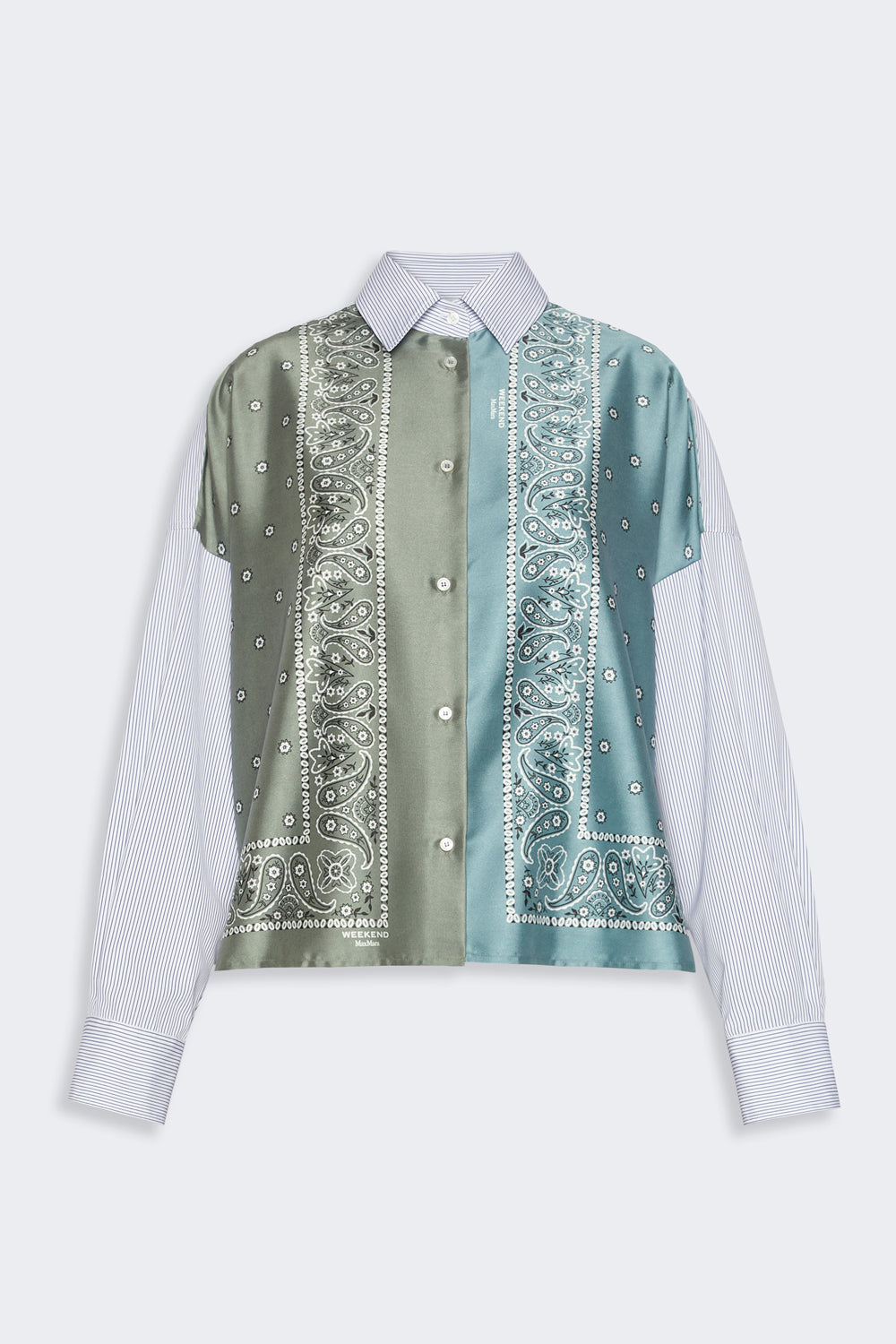 Camicia a maniche lunghe WKDAIRONE 001VERDE KAKI Max Mara Weekend