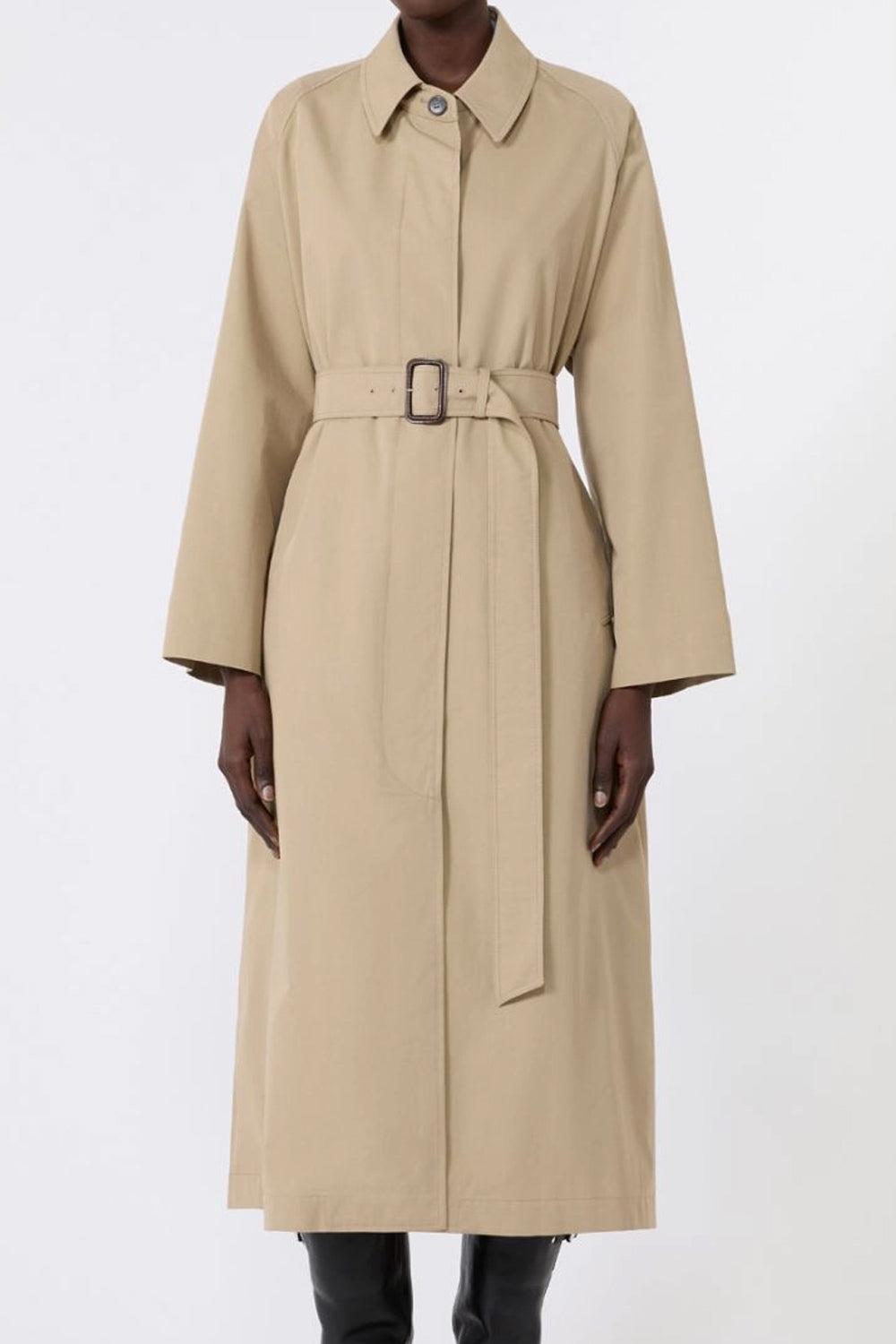 Trench in gabardina antigoccia WKDANGUS 001BEIGE Max Mara Weekend