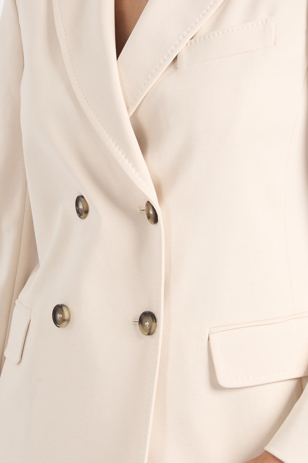 Blazer Weekend Max Mara in jersey WKDCOLIBRI 004AVORIO Max Mara Weekend