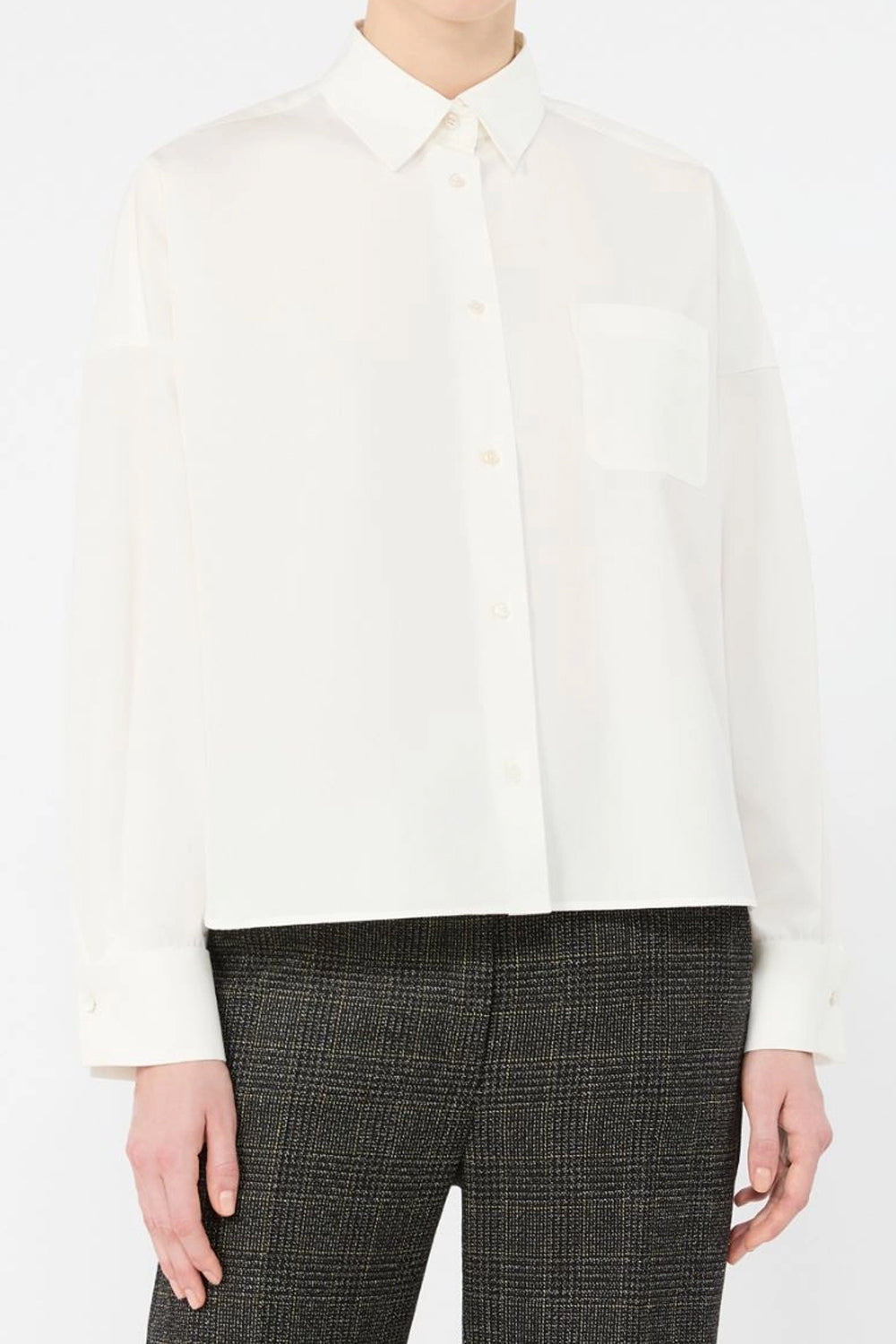 Camicia in popeline di cotone WKDOVATTA 001BIANCO Max Mara Weekend