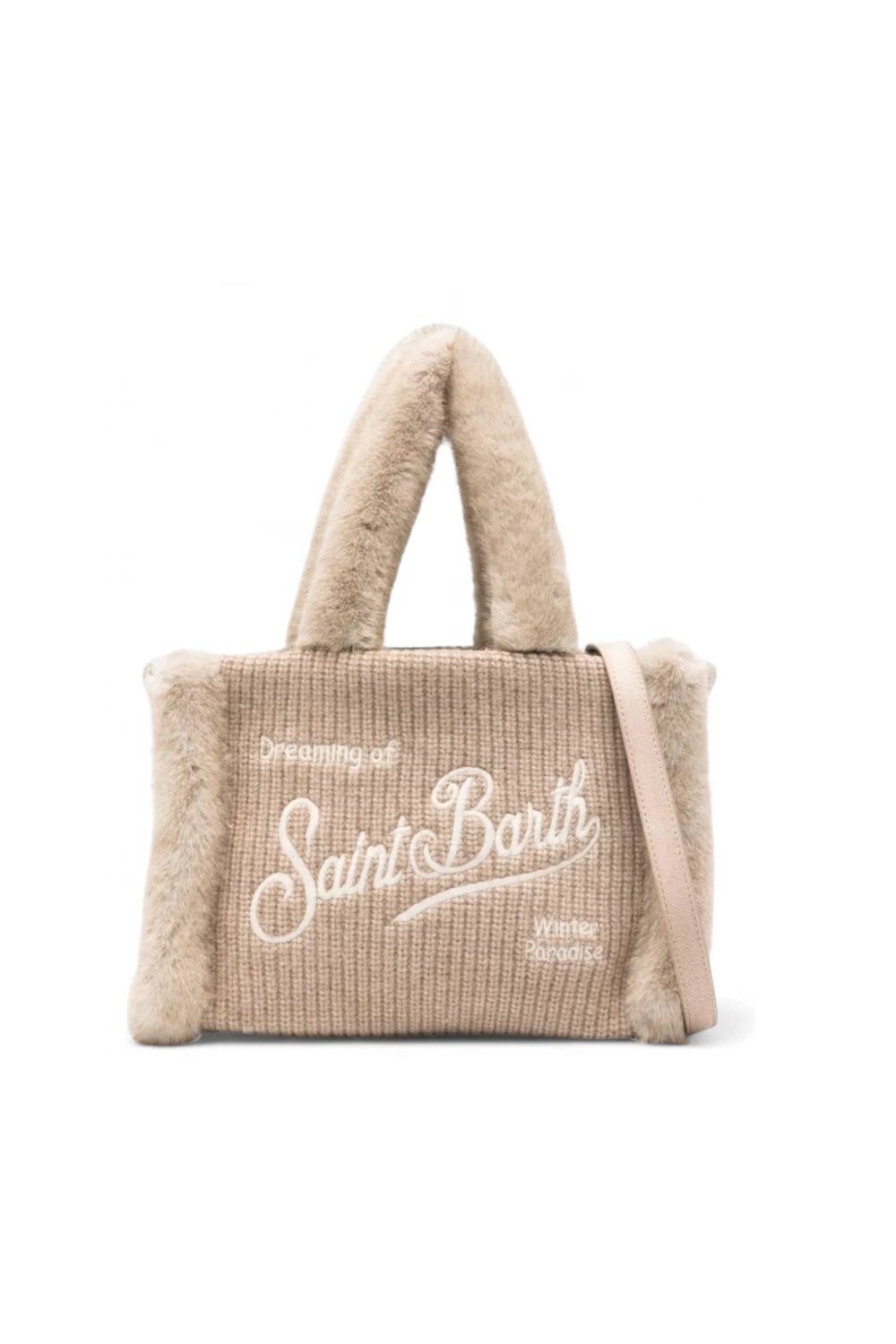 Borsa Colette Shearling in Lana COL0034 /00521M Mc2 Saint Barth