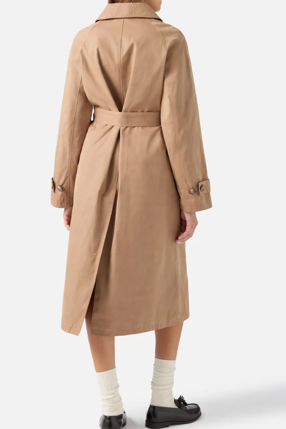 Cappotto cerato Lior in misto cotone con fodera tartan LIR0002 /00339M Mc2 Saint Barth