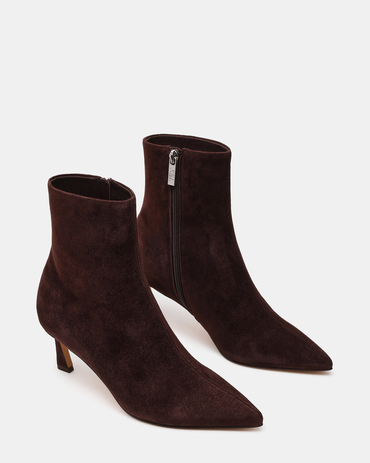 stivaletto scamosciato tacco kitten LULAH /COFFE SUEDE Steve Madden