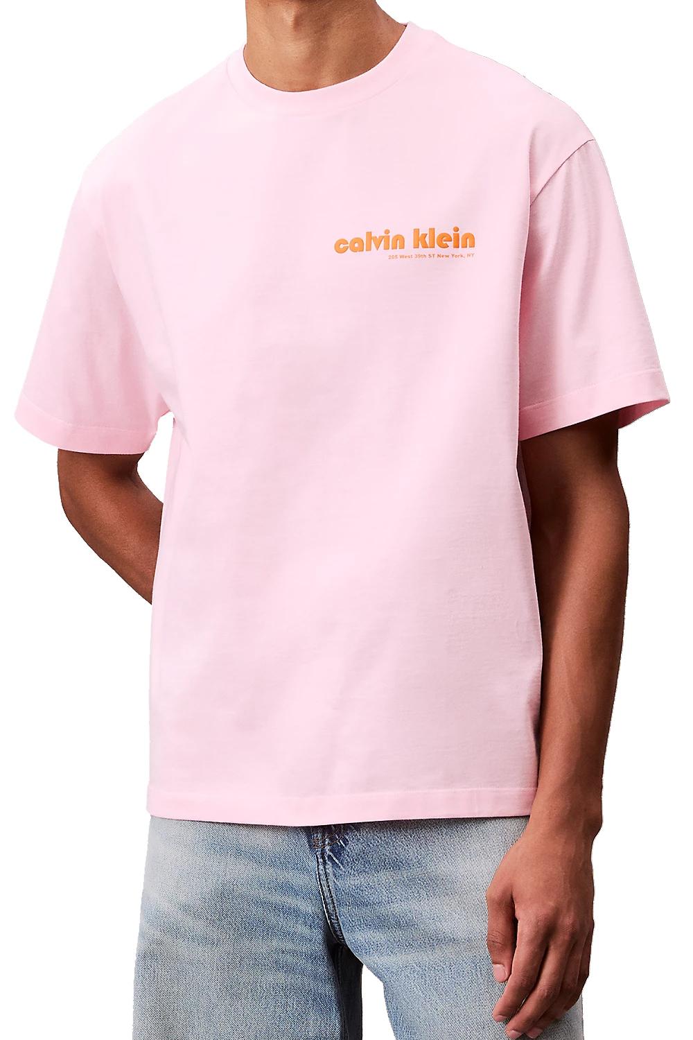 T-shirt con logo Calvin Klein taglio relaxed<BR/> LV04RC829G TFS Calvin Klein