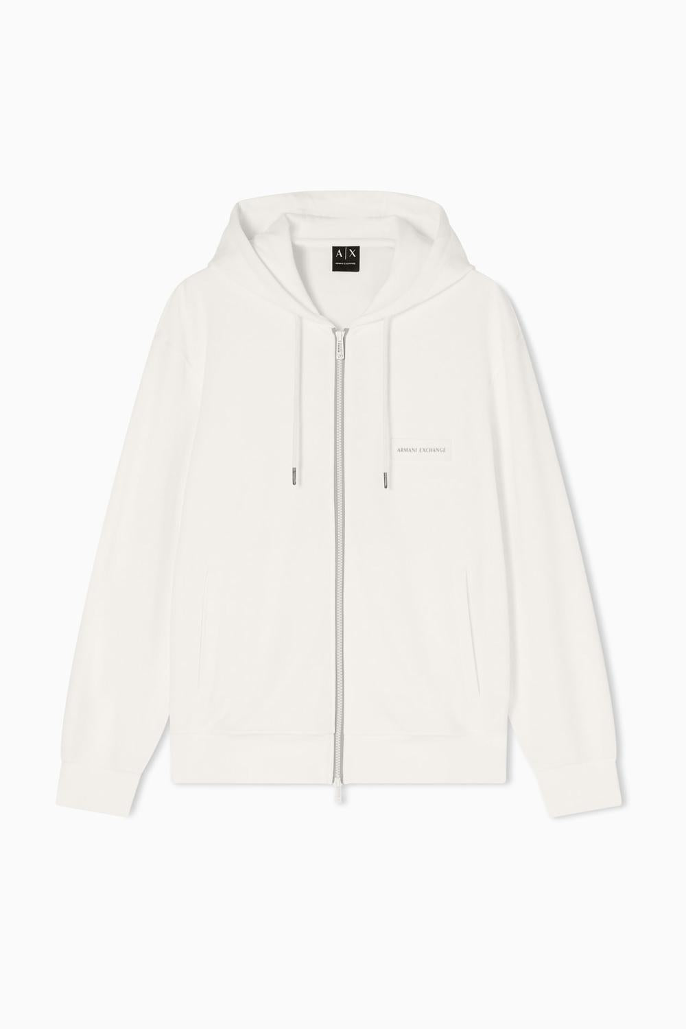 Felpa con zip e cappuccio con logo XM002352 AF21869U1074 Armani Exchange