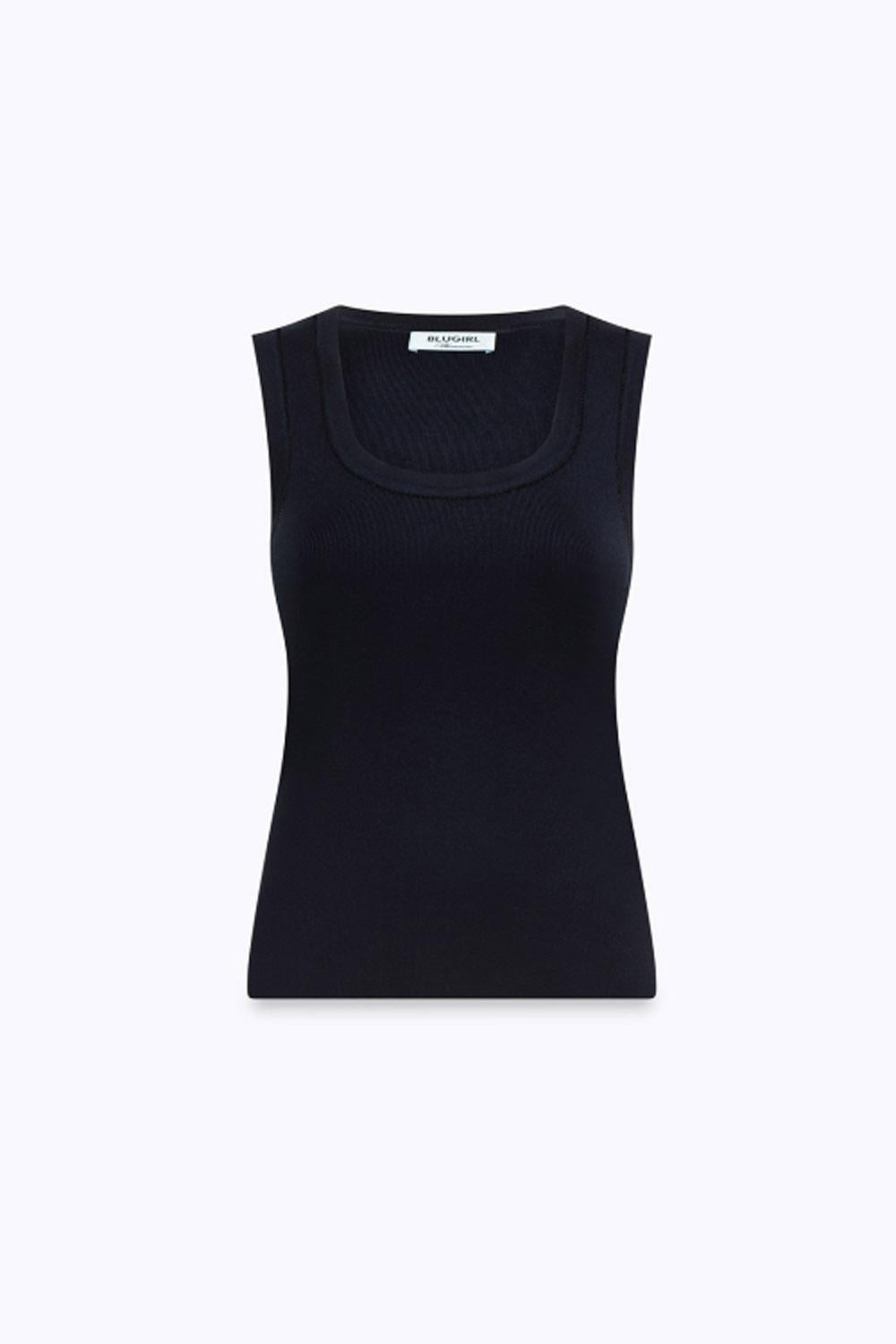 CARDIGAN E TOP CON STRASS RF5202 MS99E90013 Blugirl