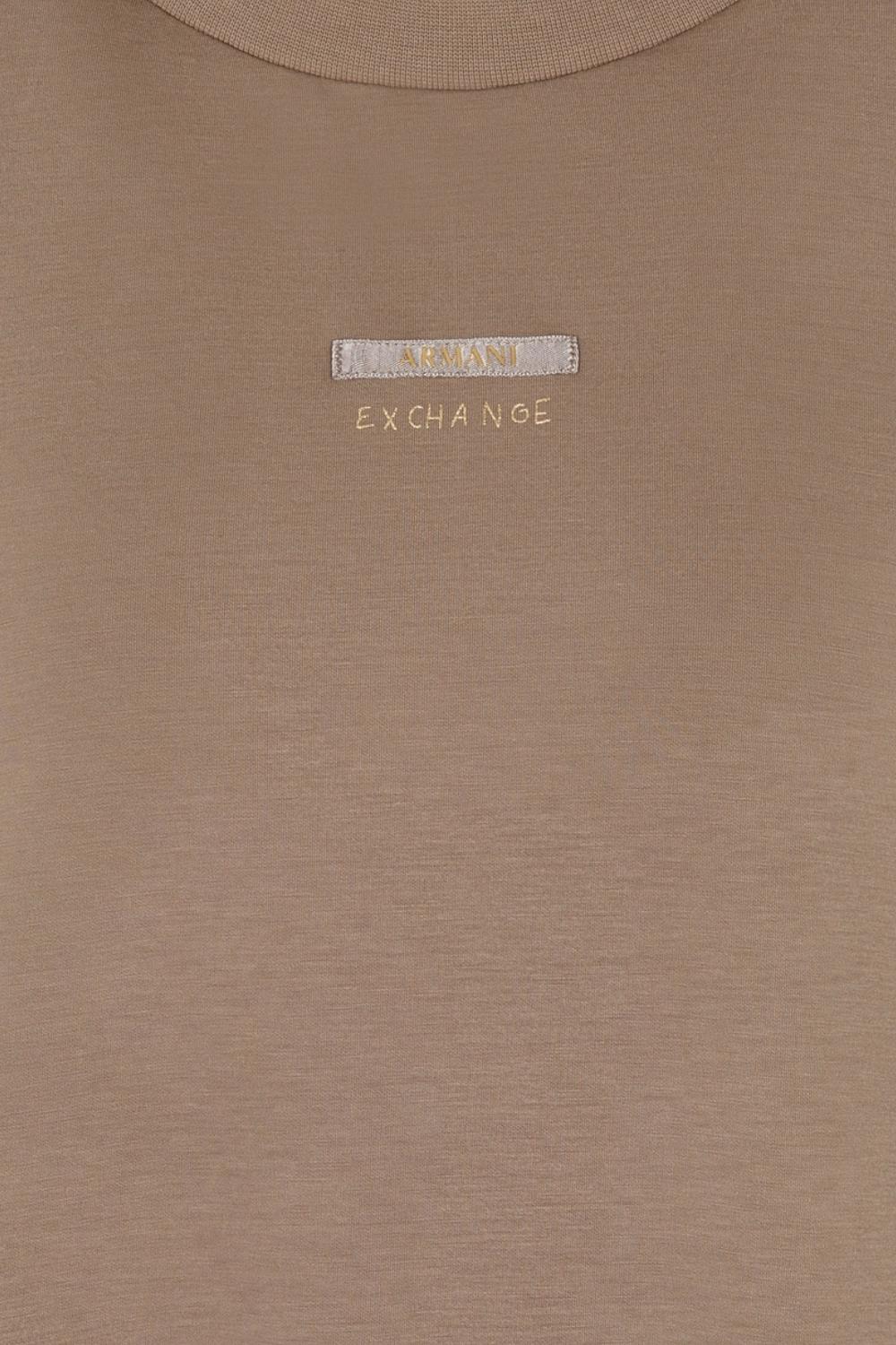 Felpa Donna Girocollo Over con Logo XW000804 AF16111U6242 Armani Exchange