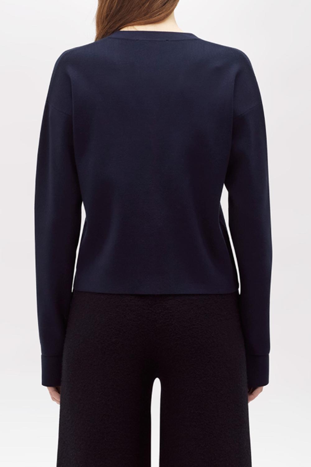 MAGLIA IN VISCOSA CON STRASS<BR/> RF5147 MS99E90013 Blugirl