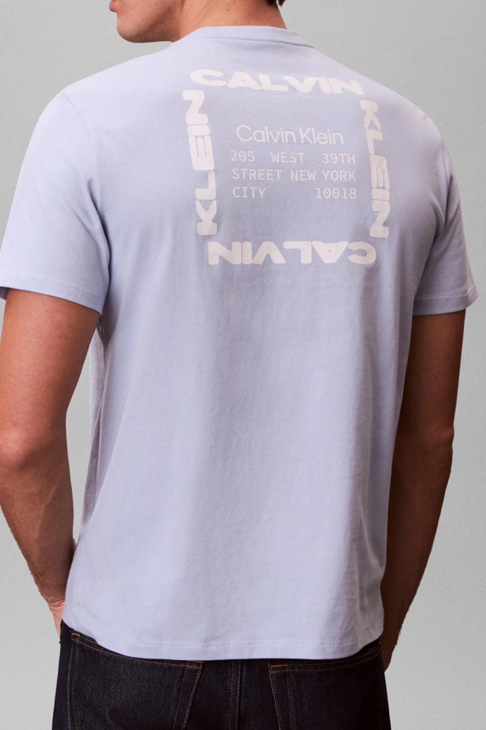 T-shirt Uomo Calvin Klein con Logo Stampato e Design Minimal LV14RE830G /TKF Calvin Klein