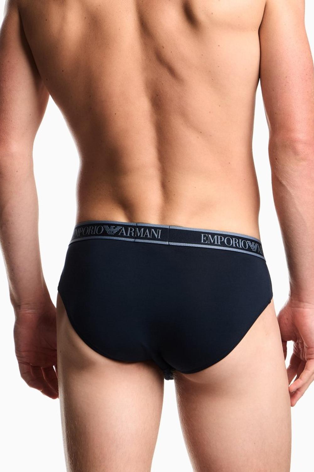 Tripack Slip EA7 in Cotone Morbido e Confortevole EM000258 AF10779MB254 Emporio Armani
